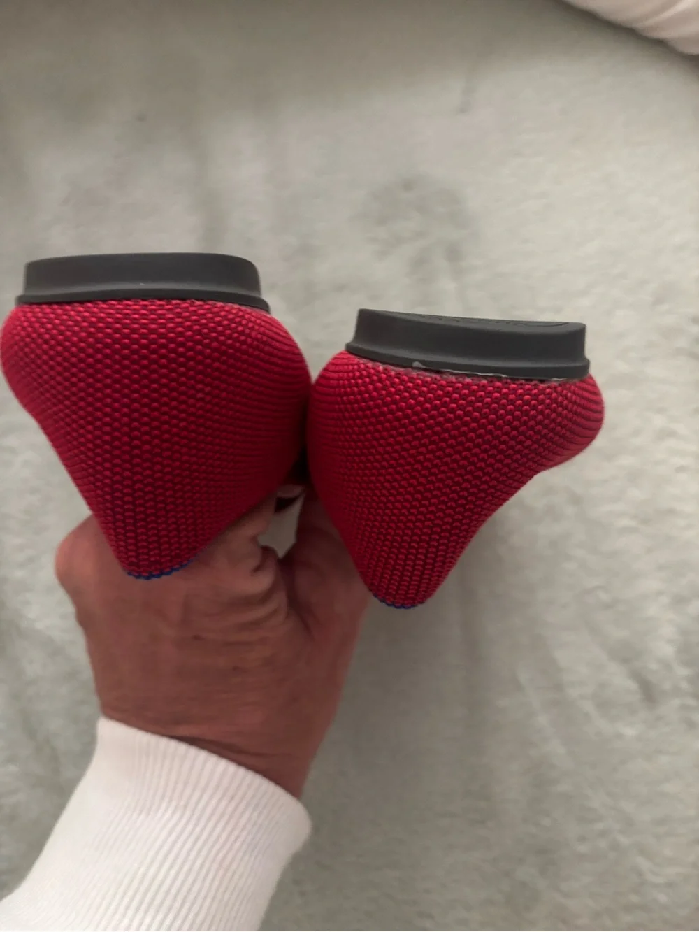 Rothy's Red Slip-On Loafers
